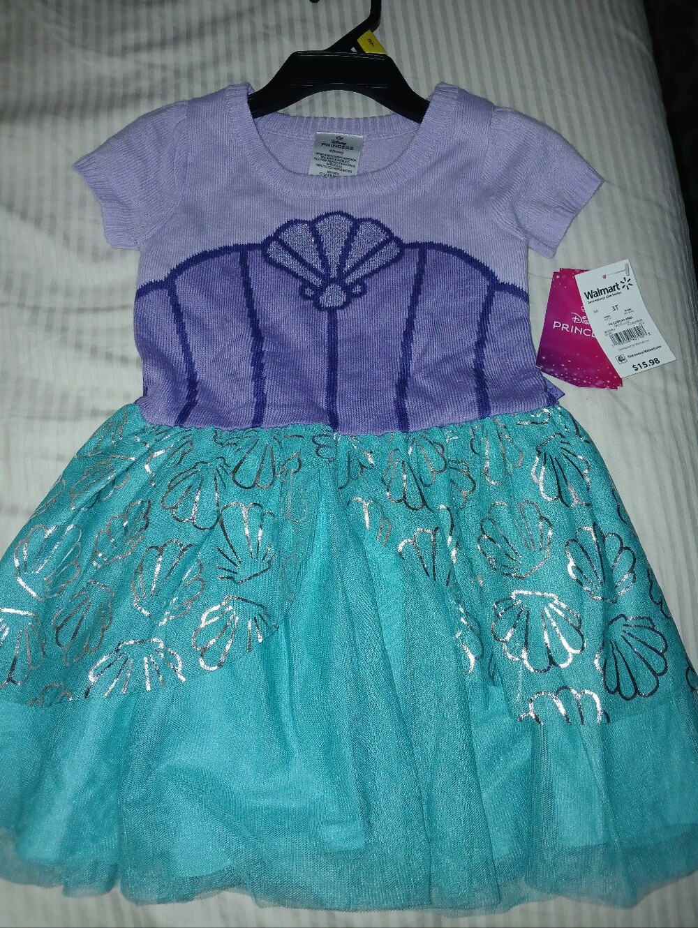 Disney Princess Toddler Girl Ariel Cosplay Dress